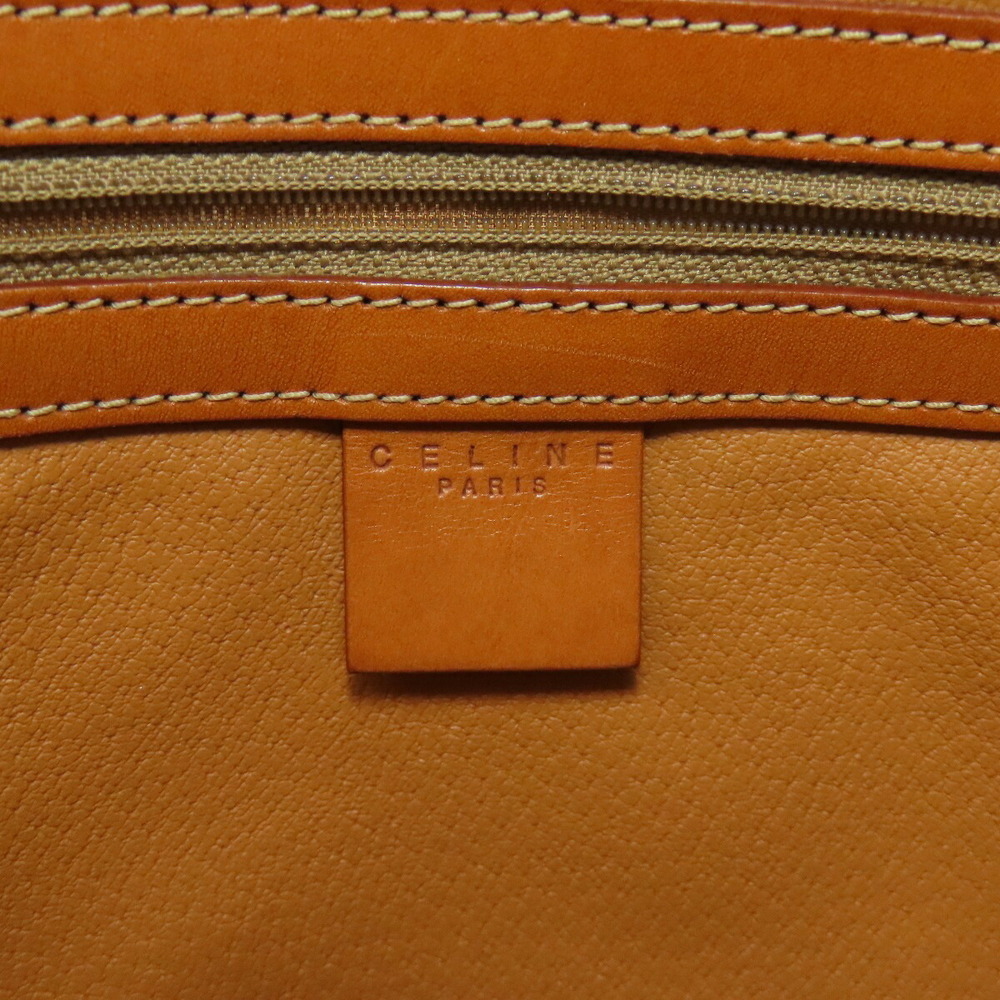 Celine Macadam Leather Brown Tote Bag - Picture 6 of 11